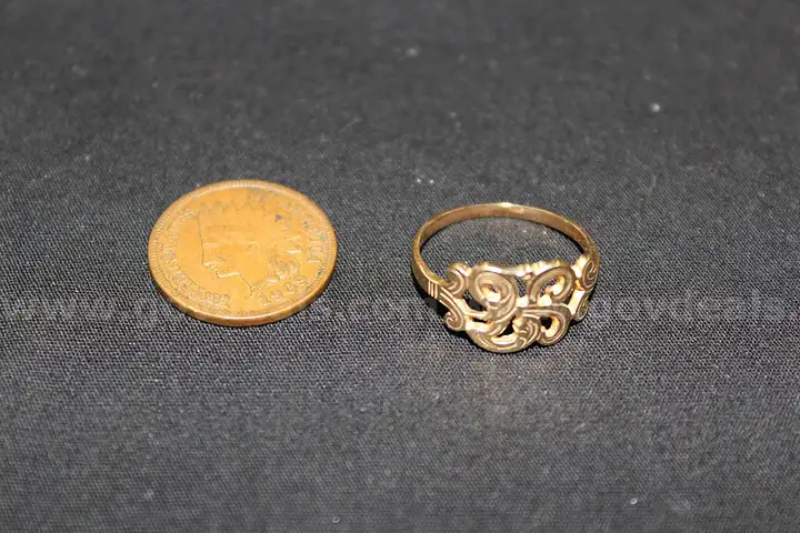 14k Ring and Indian Penny
