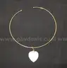 14k Gold Choker and Turquoise Ring