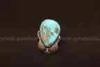 14k Gold Choker and Turquoise Ring