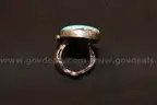 14k Gold Choker and Turquoise Ring