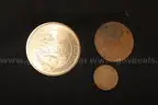 Wheat Penny, New Zealand Penny, and 1962 World Fair Token