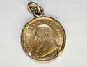 1982 South African Krugerrand, 1959 Mexico Gold 10 Pesos, 1865 8k Gold Coin, &#x26; Miscellaneous Jewelry