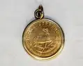 1982 South African Krugerrand, 1959 Mexico Gold 10 Pesos, 1865 8k Gold Coin, &#x26; Miscellaneous Jewelry