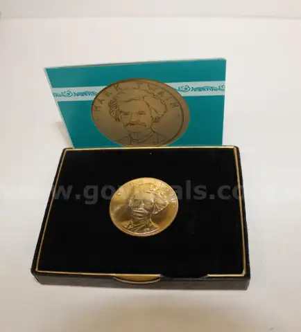 U.S. Mint 1oz Gold Mark Twain Commemorative Medal