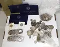 Coin Collectors Lot- (9) 1oz Silver American Eagle Coins, Uncirculated Silver Dollars **see description below**