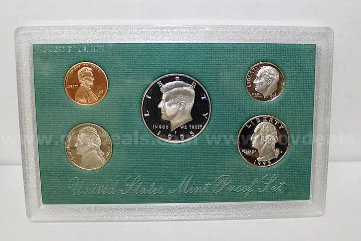 1995 American Eagle 1oz Silver Coin, Various Euros, 1995 U.S. Mint Proof Set