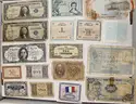 Mixed Currency Lot- Bills and Coins