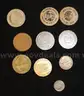 1953 French 50 Francs, 1948 Nickel, and Various Tokens