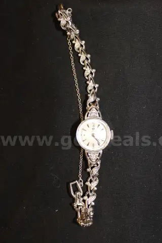 Mixed Lot- Vintage Pocket Watches, Omega Ladies 14k Gold Diamond Watch &#x26; Collar Pins