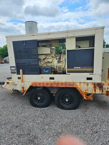 Portable 180 KW Generator on Trailer