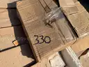 12&#x22;x12&#x22; Bone Travertine Mini Versailles Tumbled Interlocking Tile  330 qty