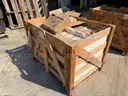 12&#x22;x12&#x22; Bone Travertine Mini Versailles Tumbled Interlocking Tile  330 qty