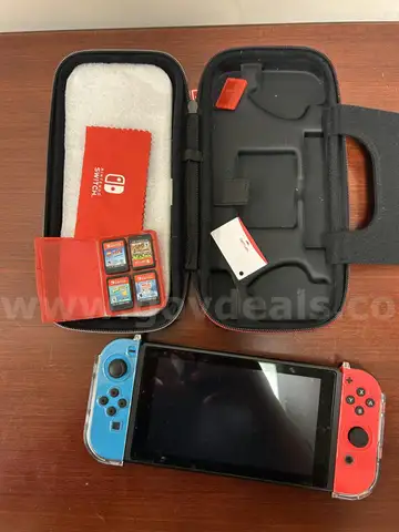 Nintendo Switch w/Neon Red &#x26; Neon Blue Joy-Con