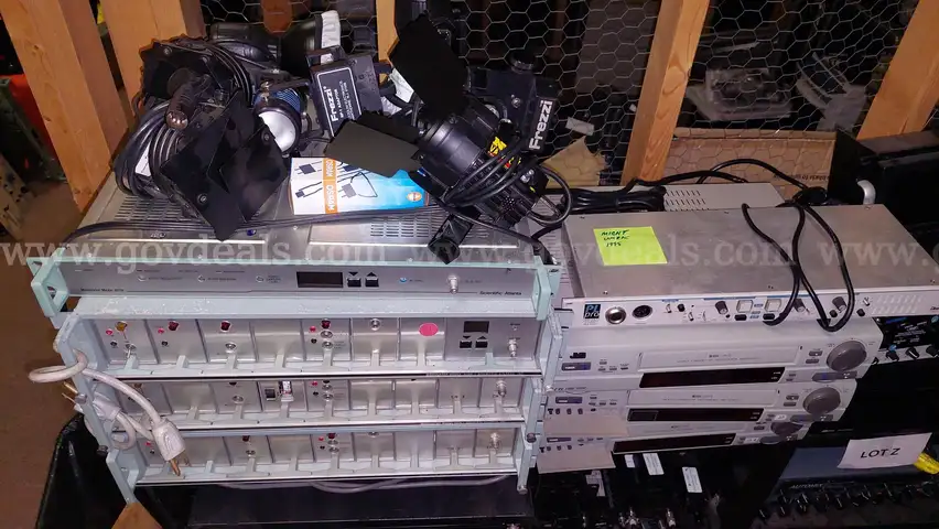 Assorted Audio Visual & Professional Video Equipment