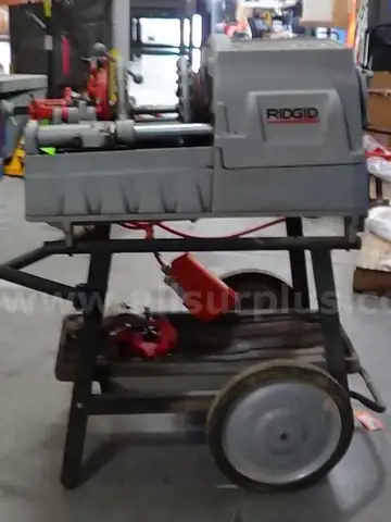 Quantity 4 - THREADING MACHINES RIDGID 535&#x27;s with 1/2 to 2&#x22; Die Heads