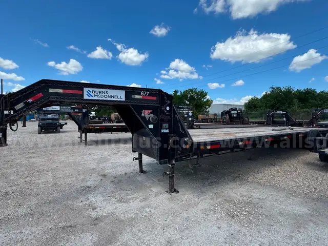 40&#x27; FLATBED GOOSENECK TRAILER