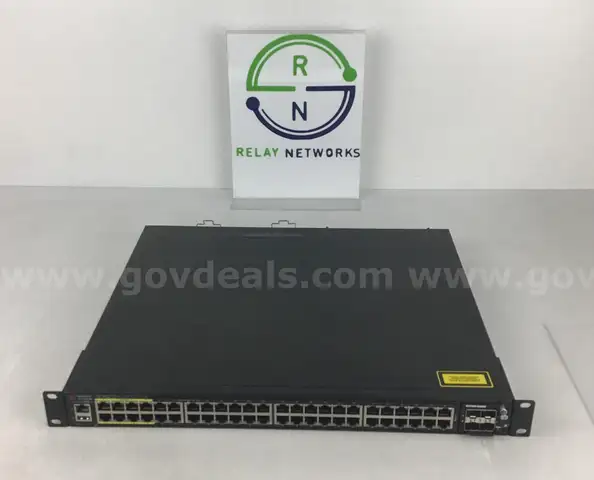 LOT OF 50 Brocade ICX7450-48P-STK-E 48 Port PoE Switches with Modules and 2x Power