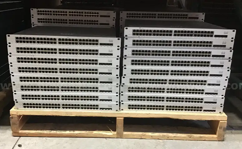 LOT OF 57 Cisco Meraki MS220-48FP Reset, Tested &#x26; &#x22;Unclaimed&#x22;