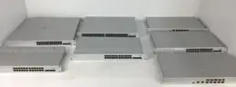 LOT OF 89 Cisco Meraki PoE Switches and Firewalls