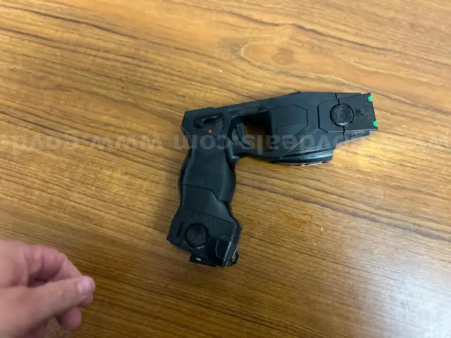 Taser X26P with DPM and Blackhawk right handed holster