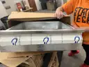 Brand new Stainless Steel Drawer (Qty 1) and table legs (Qty 4)