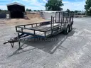 18&#x27; Load Trail Tandem Axle Utility Trailer with Ramp Gate 83&#x22; Wide