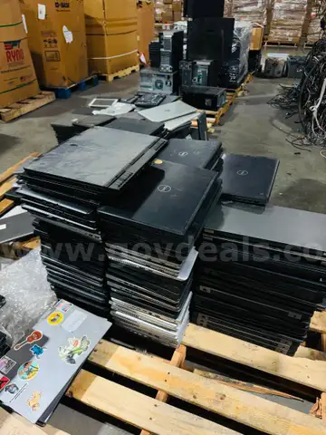 1 PALLET OF DELL AND HP LAPTOP(151 units)