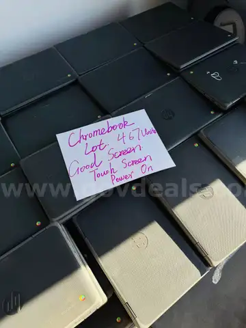 1 pallet of HP Chromebook X360 11 G3 EE (467 units)