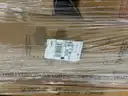 1 pallet, Gray and black folding bed, slit cabinet, large fruit and vegetable shelf, double-row storage, folding and lif