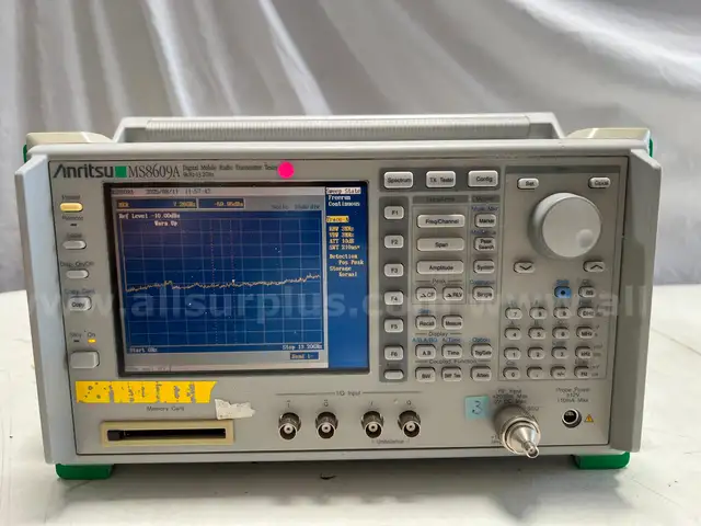Anritsu MS8609A Digital Mobile Radio Transmitter Tester 9KHz-13.2GHz