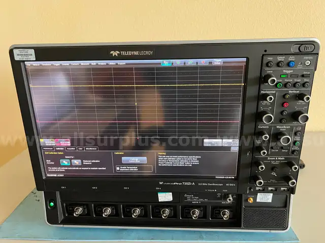 Teledyne LeCroy Wavepro WP735Zi-A WAVEPRO OSCILLOSCOPE, 3.5 GHZ 40GS/s