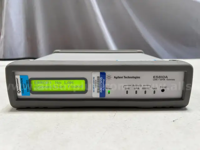 Agilent E5810A Lan/GPIB Gateway