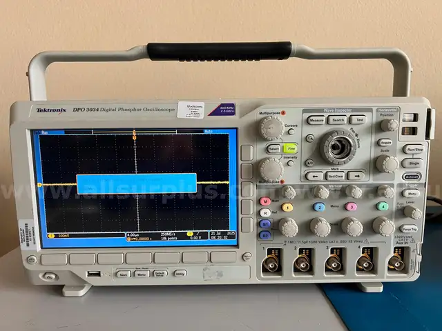 Tektronix DPO3034 DIGITAL PHOSPHOR OSCILLOSCOPE, 300 MHZ, 4 CH