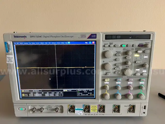 Tektronix DPO7254C DIGITAL PHOSPHOR OSCILLOSCOPE, 2.5 GHZ, 4 CH