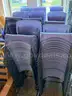 Lot of 249 Purple Plastic Stacking Chairs