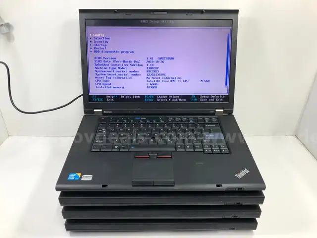 Lot of 4 - Lenovo i5 1st Gen Laptop