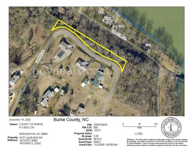 9737 Lakeview Drive, Hickory, NC - 0.38 acres