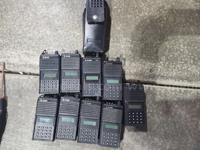 Lot of 9 BK Portable Radios