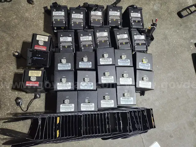 Lot of 26 Motorola Vehicle Chargers &#x26; Brackets