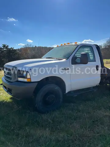 2004 ford f-350 SD 4x4 flatbed pickup DRW