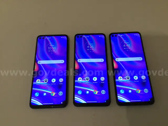 Lot of (3) Motorola Moto One 5G - 128GB