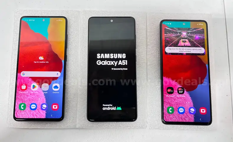 Lot of (3) Samsung A51 5G - SM-A515 / SM-A516 - 64GB