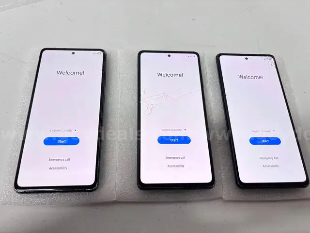 Lot of (3) Samsung Galaxy S20 FE - 128GB