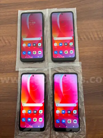 Lot of (4) Moto G Power - Black Color