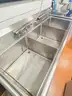 3 Comp Sink Stainless Steel with Taps