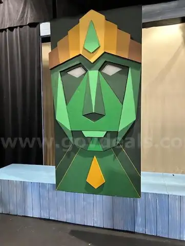 Giant Head from the Stage Play Wizard of Oz
