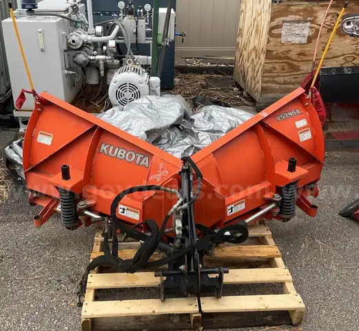 Kubota V5295A is a front-mounted snow blade (plow) attachment