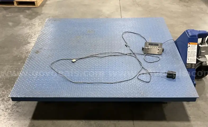 Indiana Scale Model 55-5 Class III Pallet Scale, 5,000lb cap (with display)