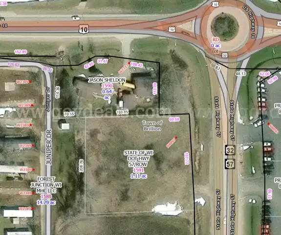 1.10+/- acres in Brillion, Calumet Co, WI
