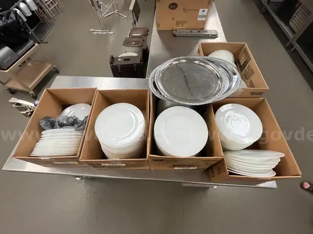 plates and trays